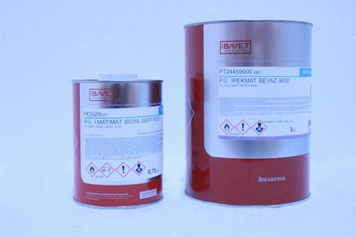 İBAVET- Polyurethane Silk Matte White Dye 9000 (3 + 0. 75)