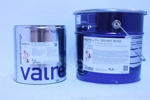 VALRESA- Polyurethane Special Matte White Paint (12.5+ 5)