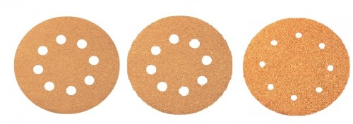 Oltin Velcro disklari 150 mm 7 teshik P-XXX (1x50) - Gaya abraziv