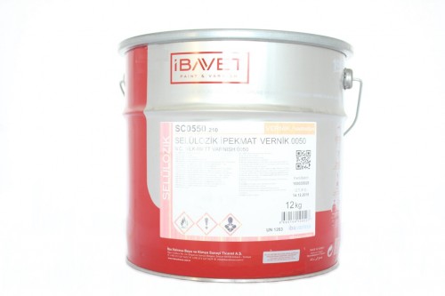 İBAVET- Cellulosic Silk Matt Varnish 0050 (12 Lt)