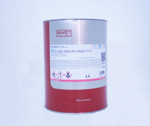 İBAVET- Cellulosic Paint Glossy Cream 1115 (2.5 L)