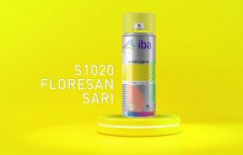 Spray Paint Fluorescent Yellow 400 ml S1020