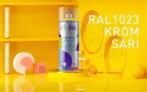 Spray Paint chrome Yellow 400 ml R1023