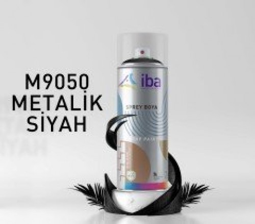 Spray Paint Metallic Black 400 ml M9050