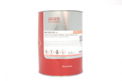 İBAVET- Synthetic Wood colorant Light Oak 5162 (2.5 Lt)