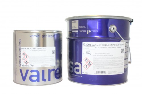 VALRESA- Polyurethane Silk Matt Varnish (Scratchless) (10 + 5)