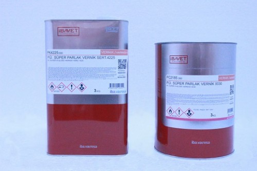 İBAVET- Polyurethane Super Shiny Varnish (3 + 3)