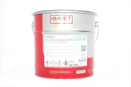 İBAVET- Cellulosic Paint Glossy bronze Gilding 9906 (12 kq)