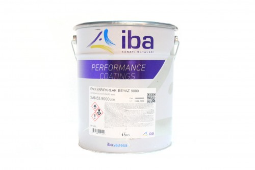 Industrial Paint Semi-gloss White 9000 (18Kg)