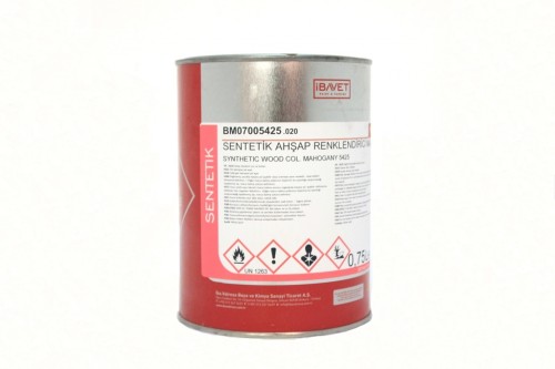 İBAVET- Synthetic Wood colorant Mahogany 5425 (0.75Lt)