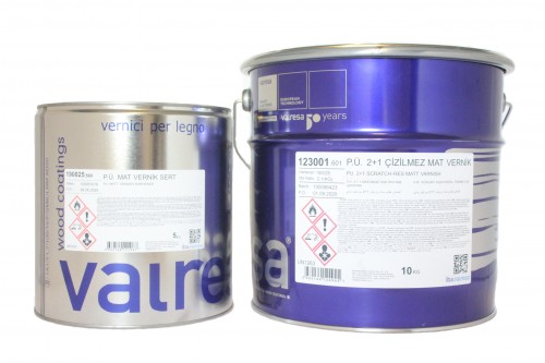 VALRESA- Polyurethane Matt Varnish (Scratchless) (10 + 5)