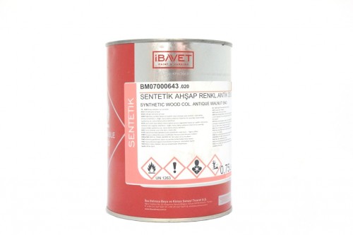 İBAVET- Synthetic Wood colorant antique walnut 0643 (0.75Lt)