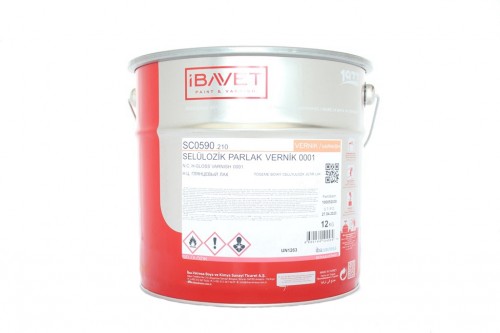 İBAVET- Cellulosic Gloss Varnish 0001 (12 Lt)