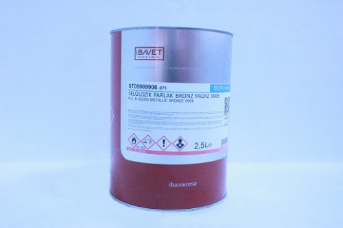 İBAVET- Cellulosic Paint Glossy Bronze Gilding 9806 (2.5 L)