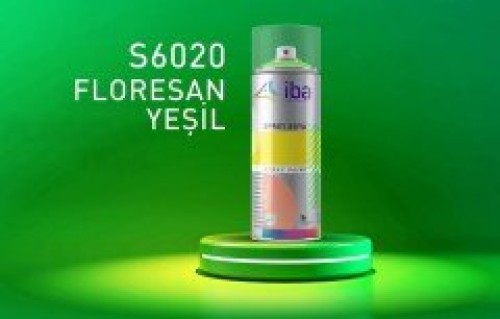 Spray Paint Fluorescent Green 400 ml S6020