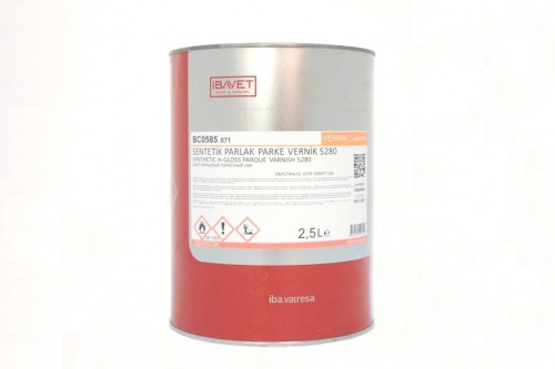 İBAVET- Synthetic Glossy Parquet Varnish 5280 (2.5 Lt)