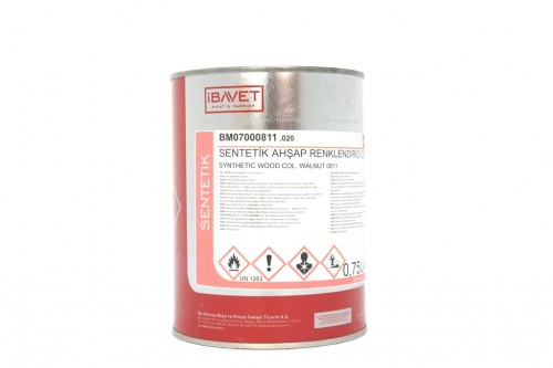 İBAVET- Synthetic Wood Color Walnut 0811 (0.75Lt)