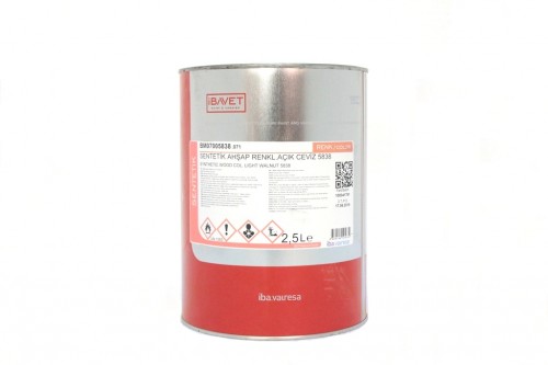 İBAVET- Synthetic Wood colorant Light walnut 5838 (2.5 Lt)