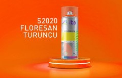 Spray Paint Fluorescent Orange 400 ml S2020