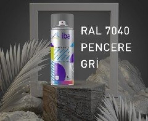 Spray Paint Window Gray 400ml R7040